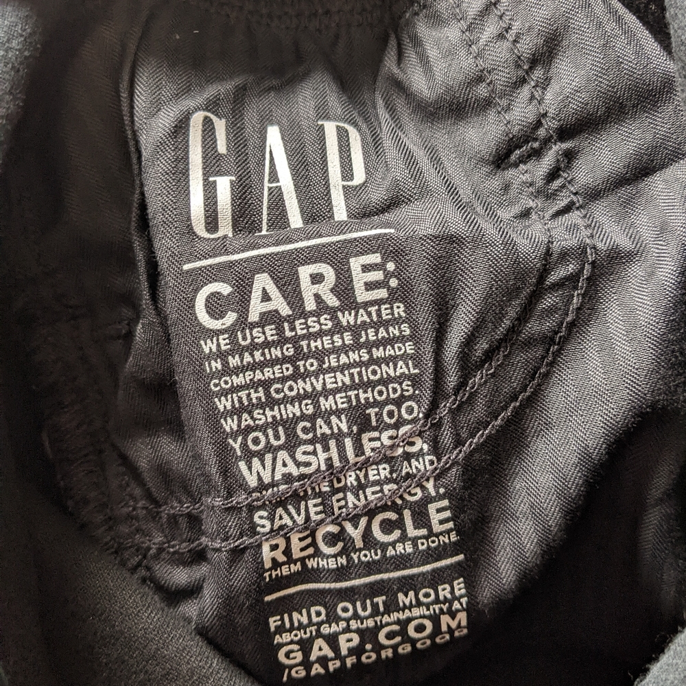 GAP Maternity Black Favorite Jeggings Sz 12L - Picture 6 of 11